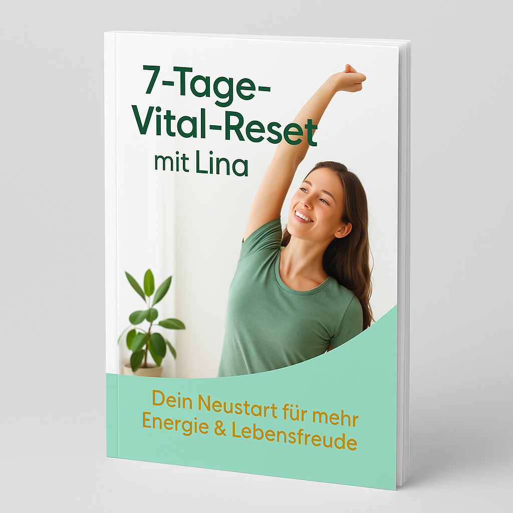 7-Tage-Vital-Reset: Darstellung der Impulse für Bewegung, Ernährung und Regeneration